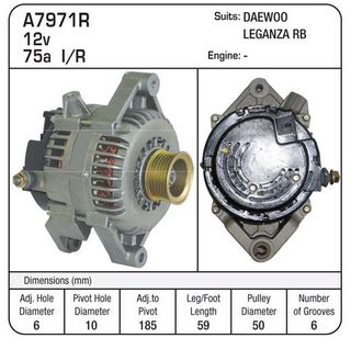 ALTERNATOR SUIT LAGENZA RB