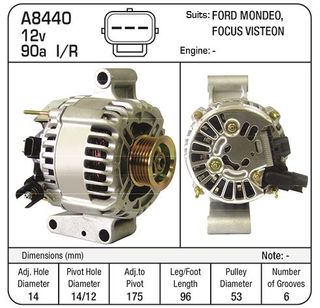 ALT,  Visteon  Focus & MONDEO