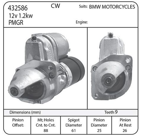 VALEO STR BMW M/CYCLE