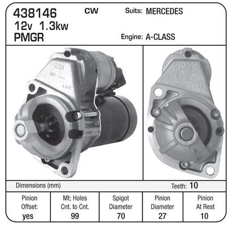 VALEO STR-D6RAD183 MERC A190