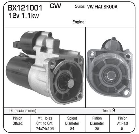 STARTER VW POLO 95-2002