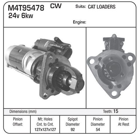 STARTER MIT G/R JAP CAT or use S9036