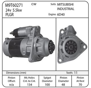 STARTER MITSI SUIT 6D40