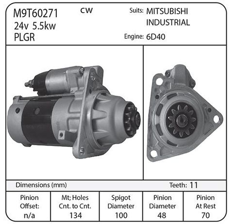 STARTER MITSI SUIT 6D40