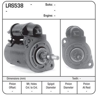 STARTER 12V VW CCW