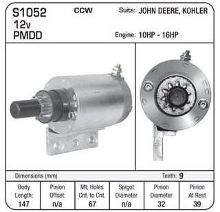 STR KOHLER 10HP-16HP