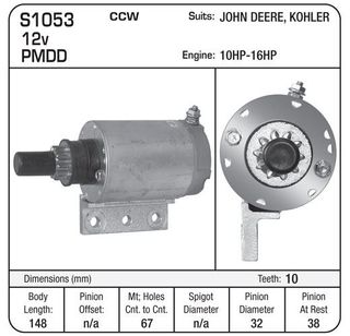 STR KOHLER 10-16HP