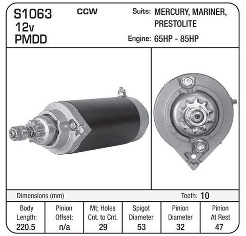 STR MERC/MARINER 65-85HP