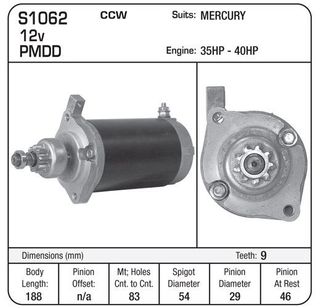 STR MERCURY 35-40HP