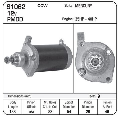 STR MERCURY 35-40HP