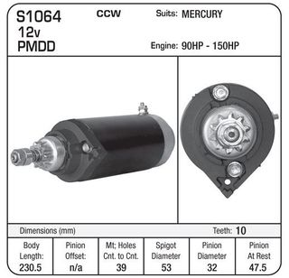 STR MERCURY 90-150HP