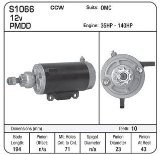 STR OMC 35HP-140HP