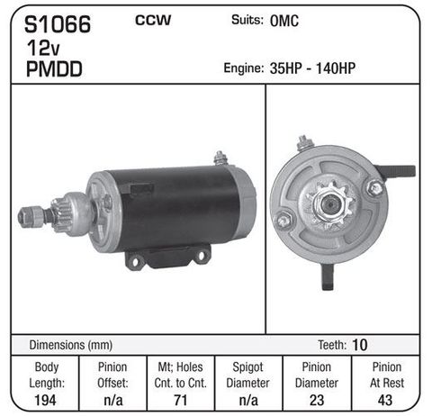 STR OMC 35HP-140HP