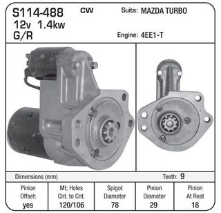 MAZDA G/R TURBO ENG