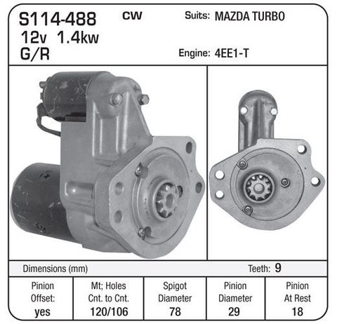 MAZDA G/R TURBO ENG