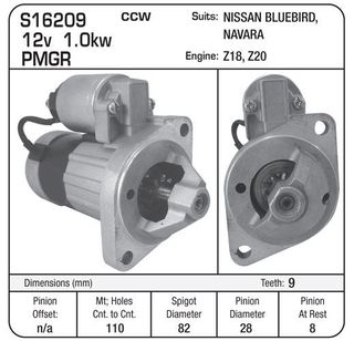 STARTER NISSAN Z20 9TH