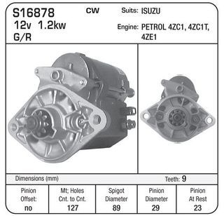 STR G/R SUIT ISUZU 9TH 29MM