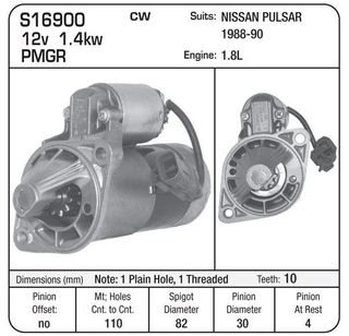 STR.NISSAN PULSAR 1.8L 1988-90