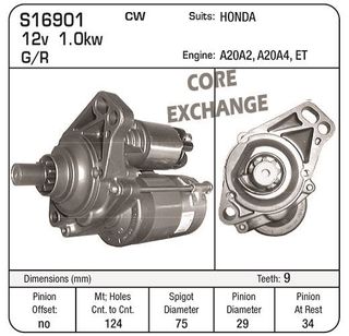 STR HONDA 9TH CW WSLOT NON/T