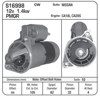 STR.NISSAN OFFSET BOLT HOLES