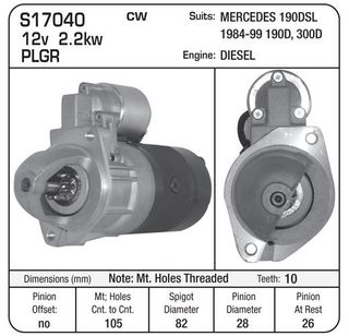 STR - MERC,SANYONG DAEWOO DSL 2.2KW