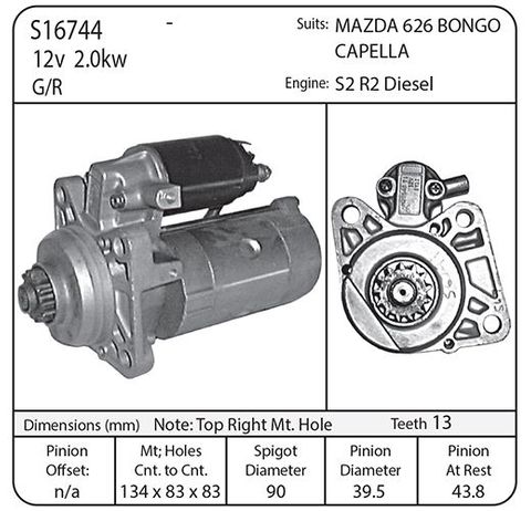 STR MAZDA/FORD OSGR 81-84