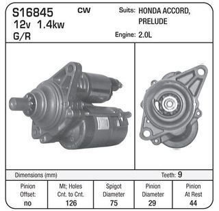 STARTER SUIT HONDA ACCORD W/AT