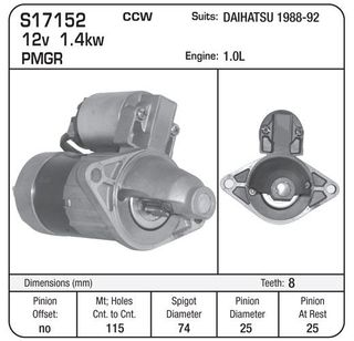 STR DAIHATSU P/E 8TH CCW