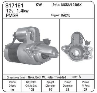 STR.NISSAN 240SX 2.4L 1989-95