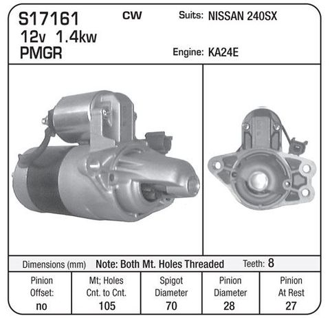STR.NISSAN 240SX 2.4L 1989-95