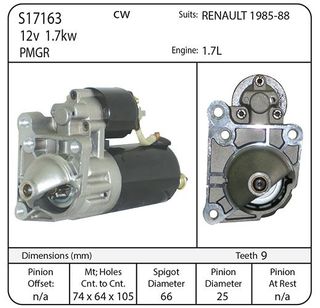 STARTER PMGR SUIT RENAULT
