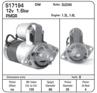 STR.SUZUKI PMGR 1.3L 1.6L