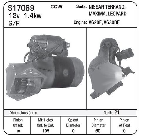 STR.INFINITI M30 3.0L 1990-98