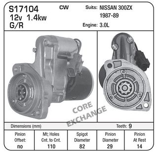 STR.NISSAN 300ZX 3.0L1987-89