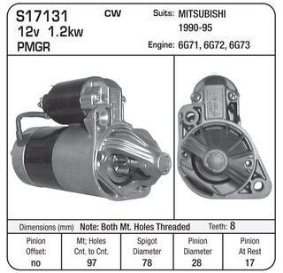STR. MITSI 1990-95 3.0L V6