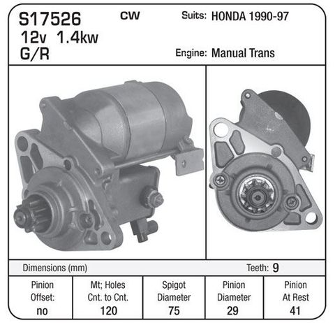 STR HONDA W/MT 90-97