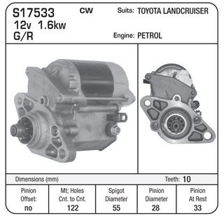 STR L/CRUISER 1FZ-FE, 4.5L  PETROL