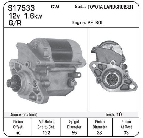 STR L/CRUISER 1FZ-FE, 4.5L  PETROL