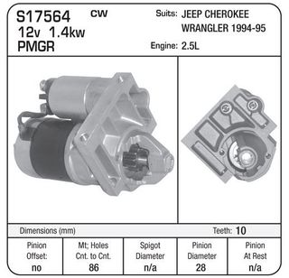 STR.JEEP CHEROKEE WRANGLER1994-95