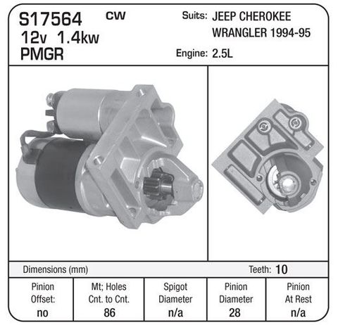 STR.JEEP CHEROKEE WRANGLER1994-95