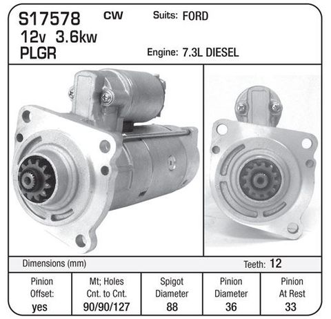 STR.FORD TRUCKS 7.3L DSL W/DIRECT