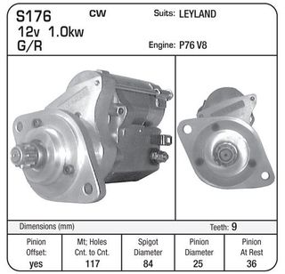 STARTER G/R ND 9TH SUIT P76