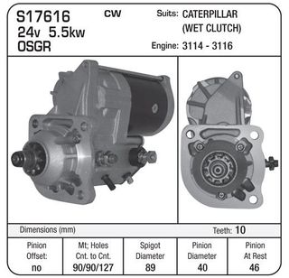 STR 24V 5.5 10TH (WET) CAT