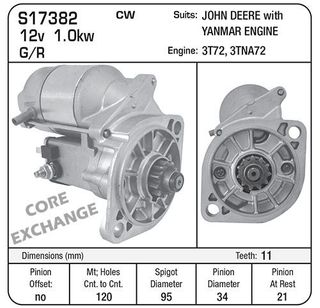 STR DENSO G/R 11TH 34MM YANMAR