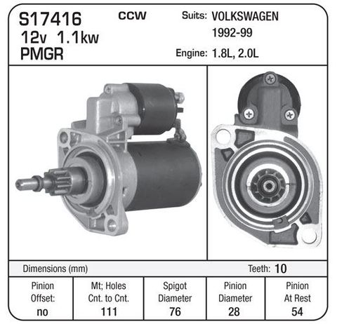 STR SUIT VW 92-99 10TH