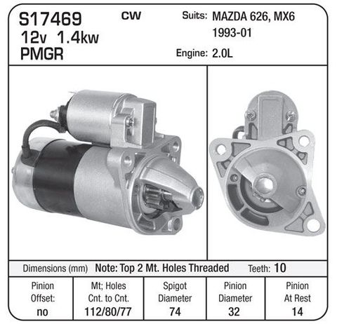 STR.MAZDA FORD 2.0L 1993-95