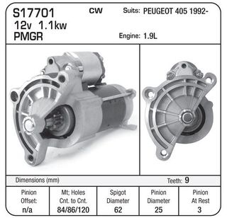 STARTER SUIT PEUGEOT PMGR 9TH