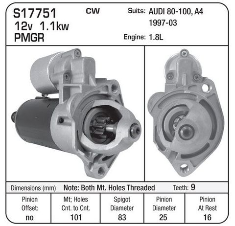STR AUDI 80-100 97-2003