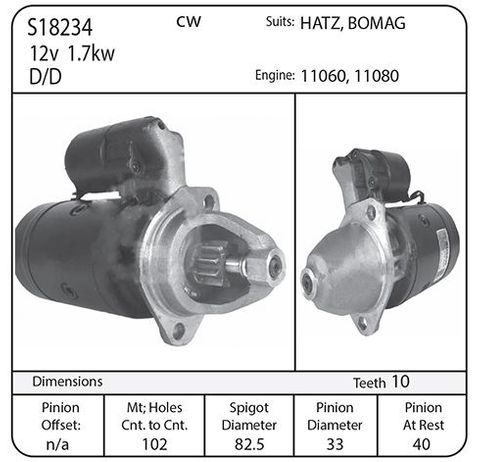 STR BOSCH 12V 9TH SUIT HATZ