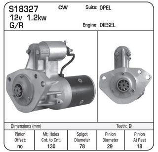 STARTER HIT S114-481 OPAL DIESEL